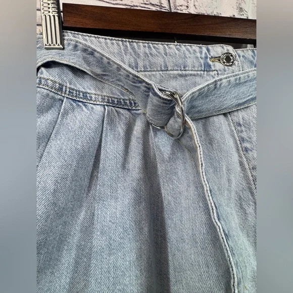 ZARA Girls Denim Mini Skort - Picture 2 of 6